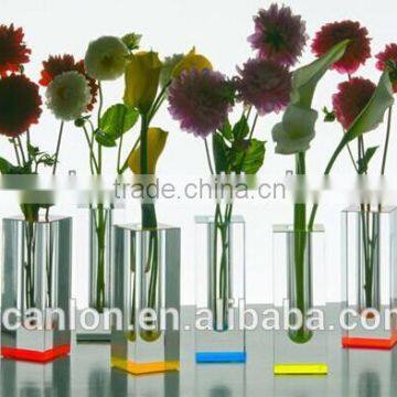 clear cylinder acrylic vase crystal vase