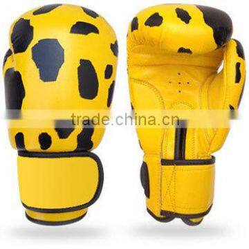 Customized Leather Boxing Gloves With Printing