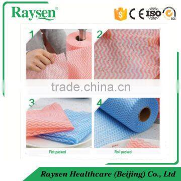 Domestic wipe roll / non woven fabric / dry wipes