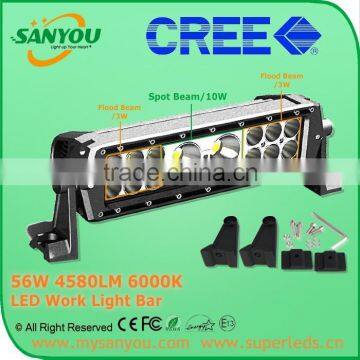 Hot Sale Product profashional Chips 56w 4580lm 6000k LED Work Light Bar