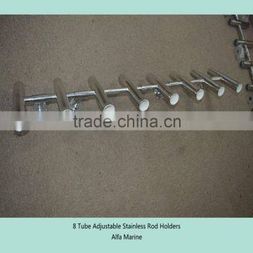 8 Tube Adjustable Stainless Rod Holders photo-5