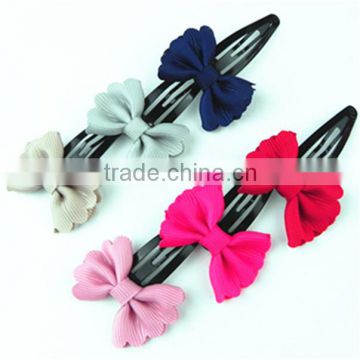 Softable vintage hair bow barrette