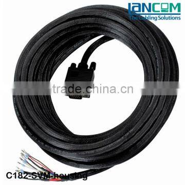 Housing Type Low Loss High Speed SVGA Cable with Assembly Parts