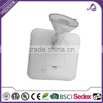 Anti-fog Plastic LED Light Suction Cup Cosmetic Led Travel Mirror photo-2