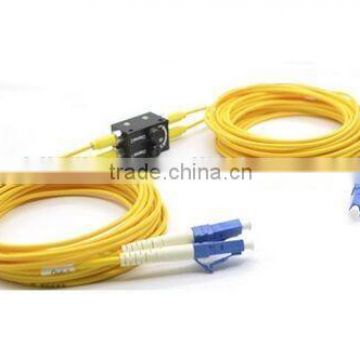 2X2 singlemode Fiber optic online mechanical adjustable attenuator with duplex lc connector