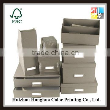 best price hot sale no foldable custom a4 packing paper box