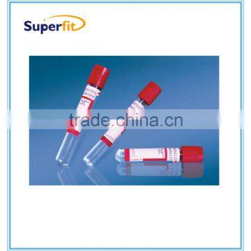 Red Vacuum blood collection tube