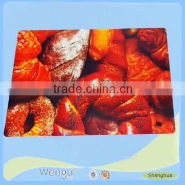 New customized pp pvc printed bread/ food placemat supplier and manufacture