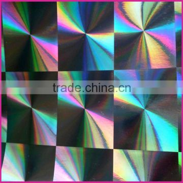 Metallized holographic film, holographic film printing