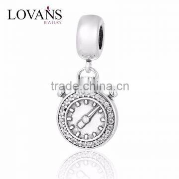 2016 New Clock Designs S925 Silver Pendants Charms