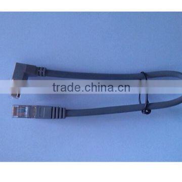 2ft CAT5e RJ45 Shielded 90 Degree Down to Straight FTP Ethernet LAN Cabl photo-5