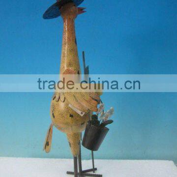 metal chicken garden decoration