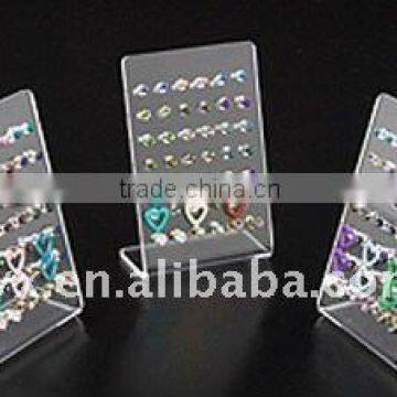 hot bending acrylic earring stand display