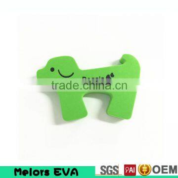 Melors high quality Eco-friendly cute animal shaped baby safety eva door stop/door protector item