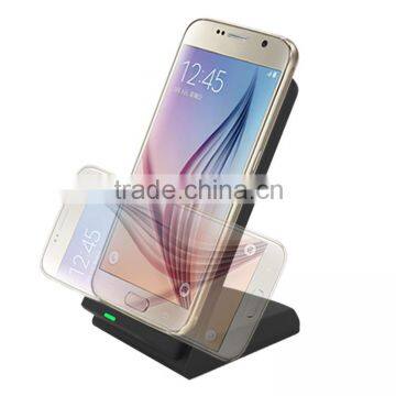 2016 New Products Ultra Thin Wireless Charger Pad Dock Stand For Smart Phones