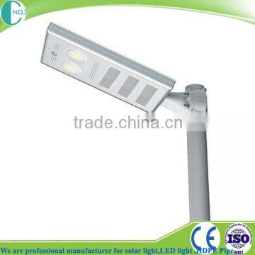 12w IP65 outdoor lighting integrated street solar led light with motion sensor