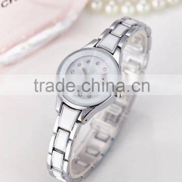 New Models Promotional Round Case Enamel Band Geneva Watches for Women