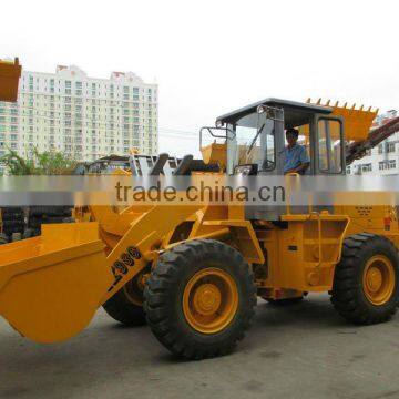 Wheel loader 3t , used wheel loader at block makin machine for brick machine