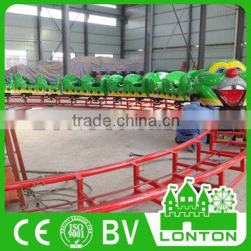 Used Roller Coaster Rides For Sale In China Children Caterpillar Train With Track