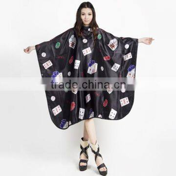 Poker Pattern Waterproof customized salon cape