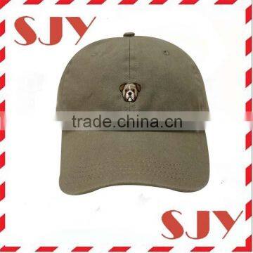 New style unstructured baseball cap with embroidery