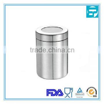 2014 Newest Airtight Stainless Steel Sealed Canister