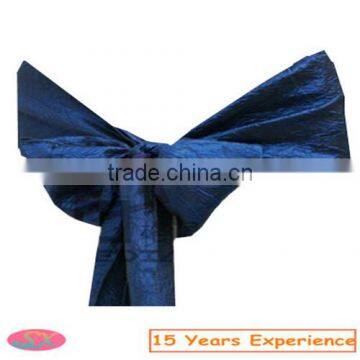 2016 Hot Sale Plain Dyed Wedding Satin Sashes for Hotel Wholesale in China photo-2