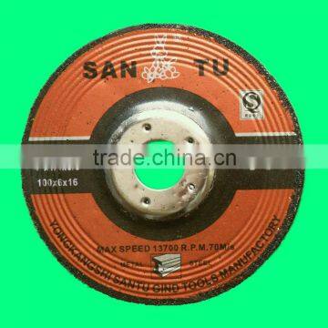 4" 100x6x16mm MPA EN12413 Grinding Disc