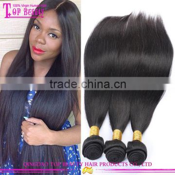 Overnight shipping peruvian human hair raw unprocessed virgin hair grade 7a silky straight peruvian hair