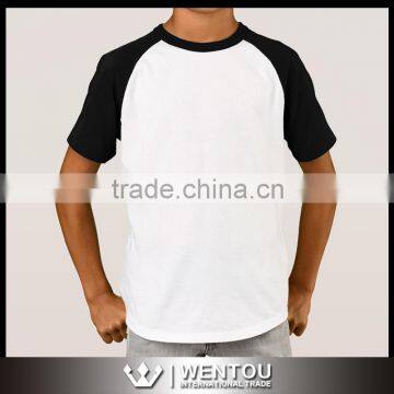 Baseball T-Shirt Cotton Children Short Sleeve Raglans