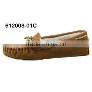 fabric textile indoor warm boat shoes leather shoe lace art shoes knitted woven shoes