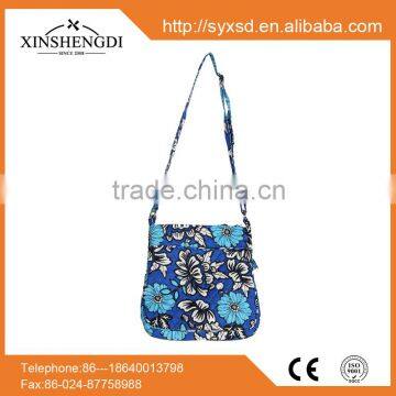 IR083 2015 Hot Sale blue flower printing wholesale beach bags