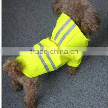 Fashion Pet Rainy Days Slicker Yellow pet Raincoat