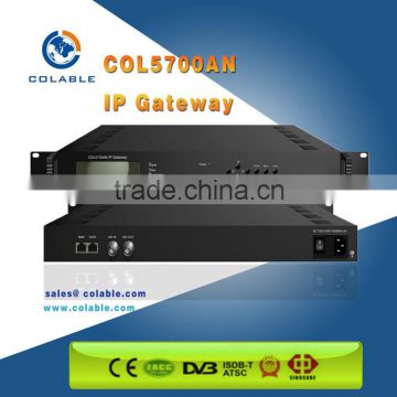 ASI to IP Gigabits Bidirectional IP Gateway dvb ip gateway