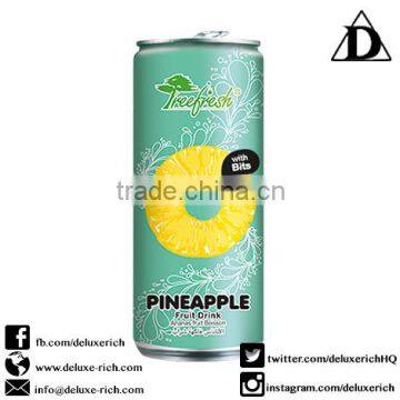 Pineapple Fruit Juice Drink With Bits