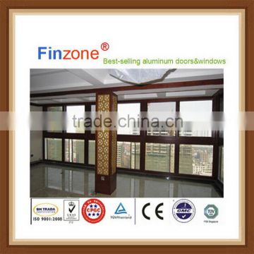 Modern design promotional wooden aluminum profiles window