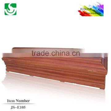 wholesale cedar JS-E105 wooden coffin dimensions