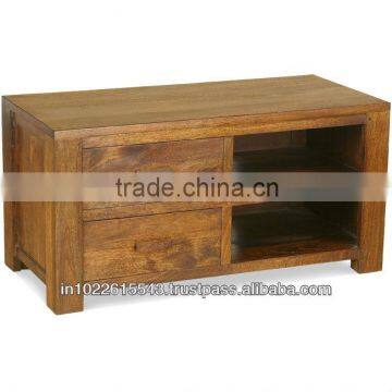 TV CABINET, SOLID WOOD TV CABINET, MANGO WOOD TV CABINET