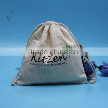 Modern antique drawstring cosmetics bag cotton canvas pcaking bag wholesale from Shenzhen Yuanjie