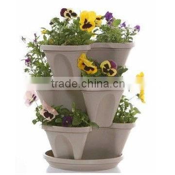 self-watering planters,tackable flowerpots,plastic flower pots wholesale