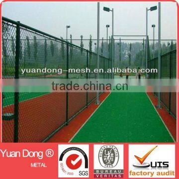 2014 New standard beautiful pvc chain link fence(colorful)