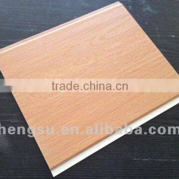 Super natural laminated wood PVC ceiling panel Cherry/black walnut/plum/red oak/apple wood