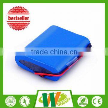 3.7V 6600mAh 18650 battery pack,lithium ion battery,li-ion rechargeable battery