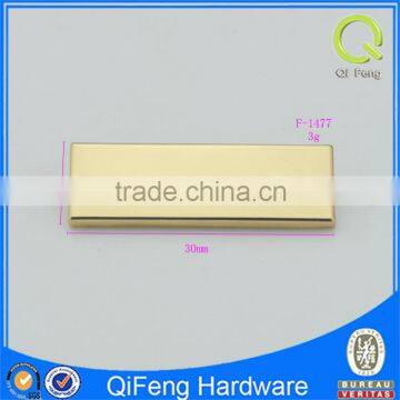 Custom Metal Tag Handbag Accessories Metal