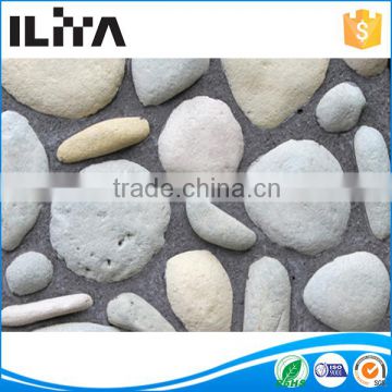 ILITA River Rock Tile Wall Cladding for Villa Garden Cafe Wall Decoration