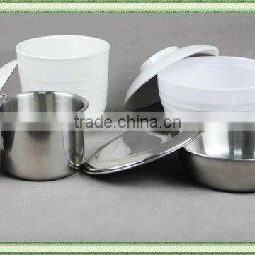 Melamine Cover Bowls and Stainless Steel Inner Bowl photo-4