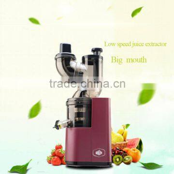 2016 Cold Press Orange Slow Juicer, the Big Mouth