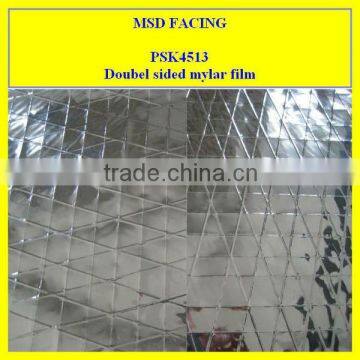 Double Sided aluminium film facing polyester scrim for radiant floor heating