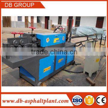 scrap rebar straightening and cutting machine