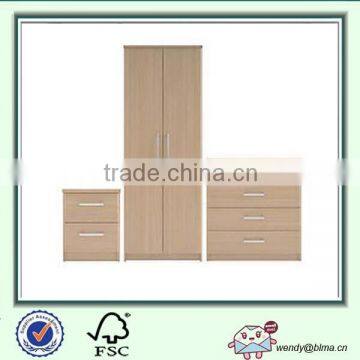 Cheap contemporary oak effect wardrobe